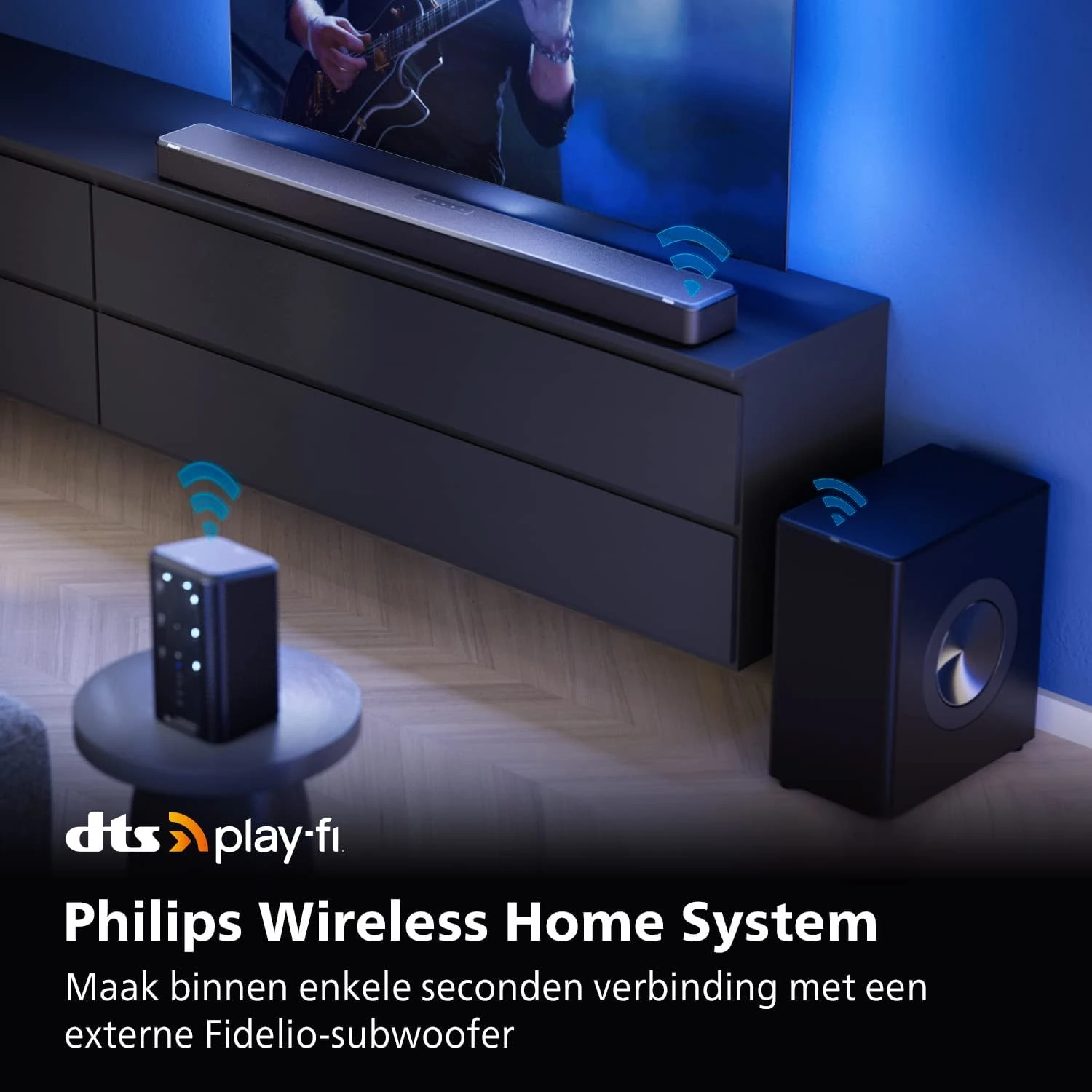 Philips FW1/10 Fidelio - subwoofer - zwart 5 TAFW1/10