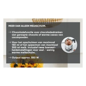 Severin SM 3588 - Elektrische melkopschuimer